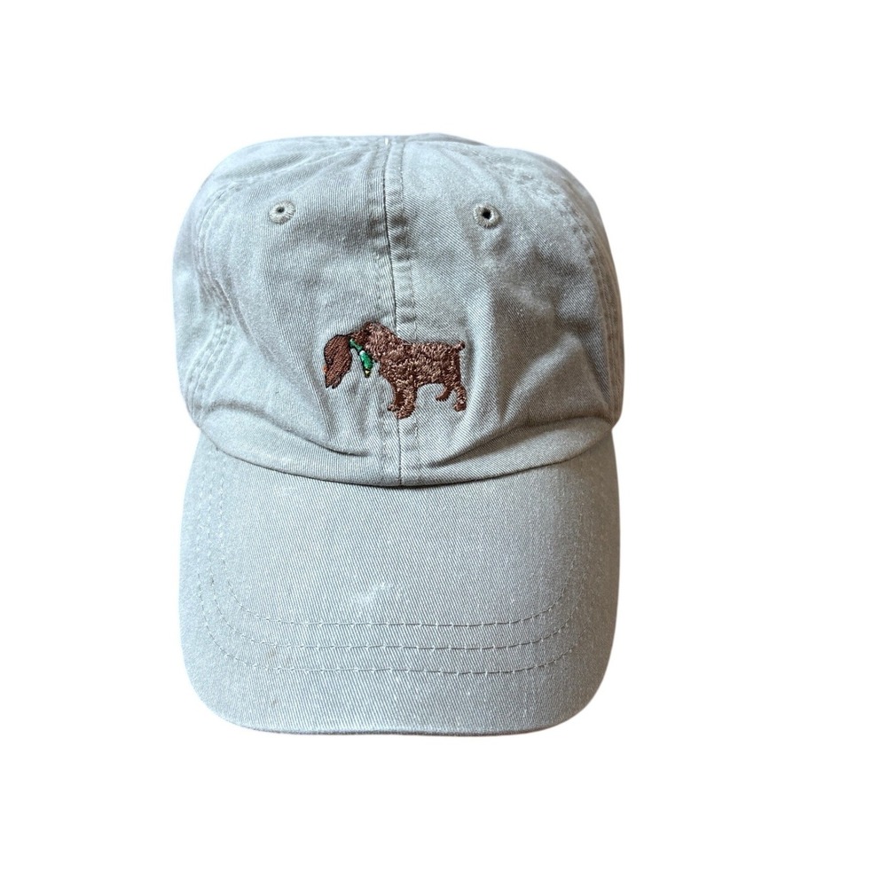 Adams Baseball Cap Mens Khaki Plainsmen Waterfowl Hunting Dog Duck Hat SIZE OSFA